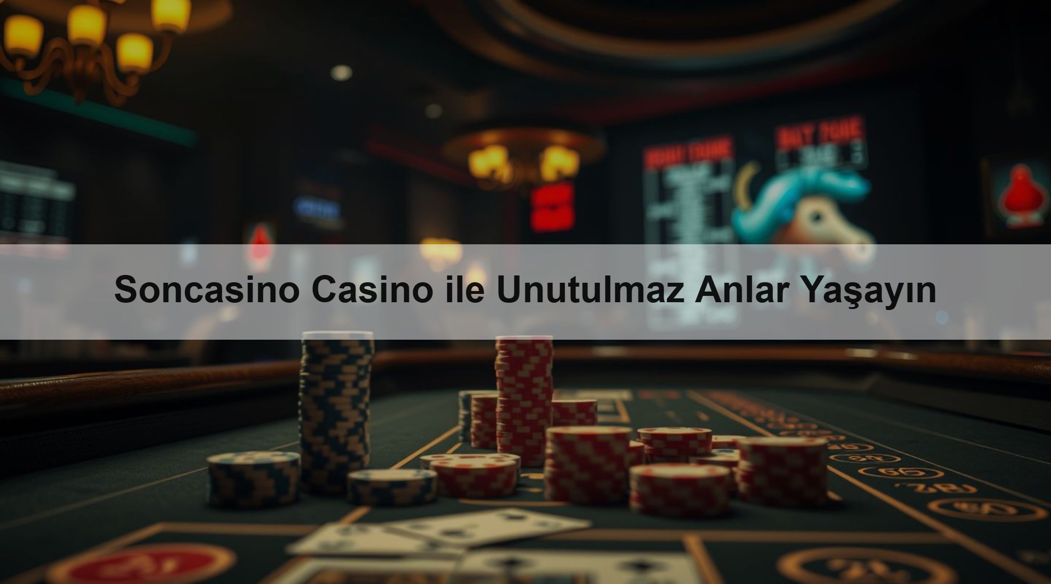 Soncasino Casino ile Unutulmaz Anlar Yaşayın