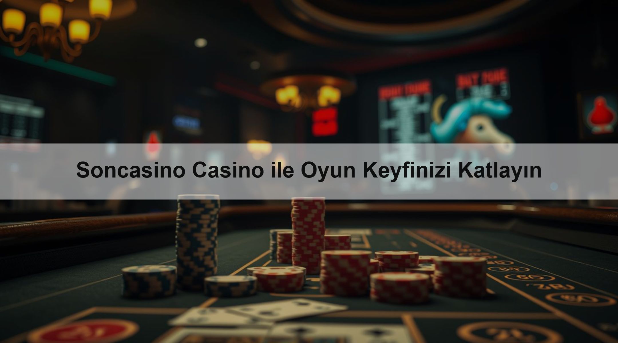 Soncasino Casino ile Oyun Keyfinizi Katlayın
